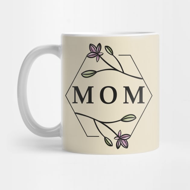 Geometric And Floral Art For Mom by LaarniGallery